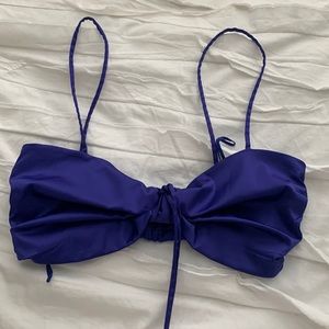 Zara Satin Crop Top